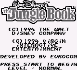 Jungle Book, The (USA, Europe)